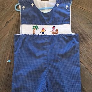Smocked Boutique 4T Jon Jon